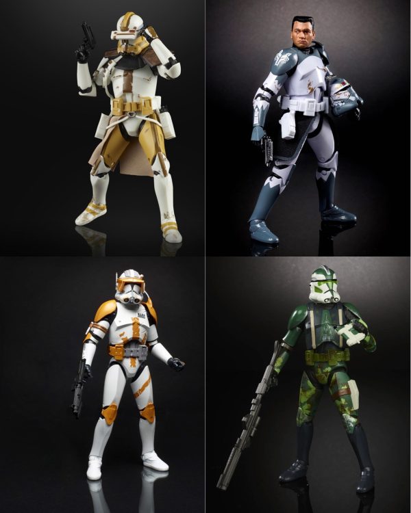 (Bundle) Star Wars Black Series Clone Commander 4-Figure Set Cheap