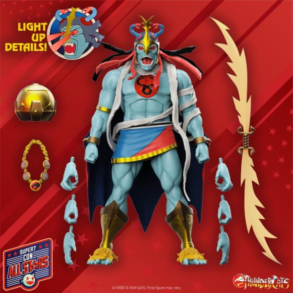 Pre-Order - Super7 ThunderCats ULTIMATES! Mumm-Ra (LED Eyes) 7-Inch Scale Action Figure Fashion