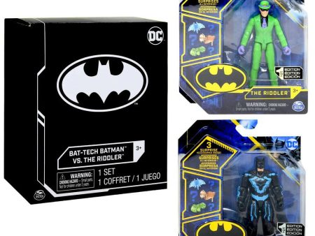 DC Comics Batman 4   Batman and The Riddler Action Figure With 6 Accessories Cheap