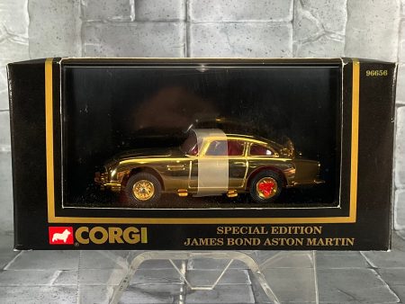 007 James Bond Corgi - Special Edition Gold Aston Martin Hot on Sale