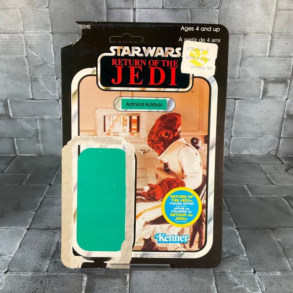 Vintage Kenner Star Wars - Admiral Ackbar with Cardback Sale