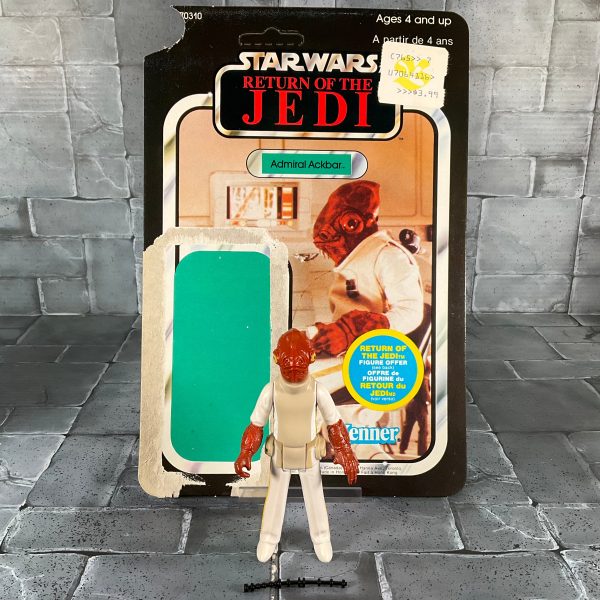 Vintage Kenner Star Wars - Admiral Ackbar with Cardback Sale