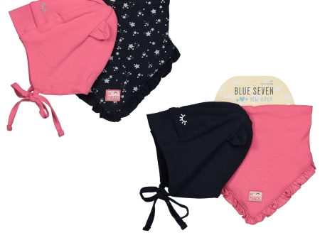 Blue Seven - Set Neonato Cappellino + Bavaglino Bimba Hot on Sale