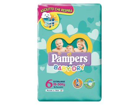 Pampers - Pannolini Baby Dry Extra Large 15 30Kg x14 Tg6 Hot on Sale