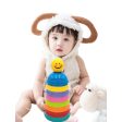 Rainbow Colorful Stacking Cups For Toddlers Baby Sorting Toys Fashion