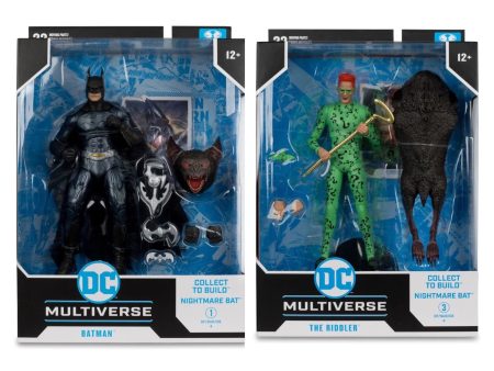 (Bundle) McFarlane Toys Batman Forever (Batman + Riddler) 7-inch figures Hot on Sale