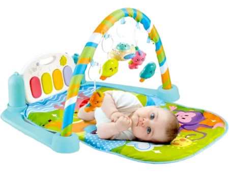 Baby s Piano Gym Mat 5 Models, Total of 80 Contents And Tummy Playing on Sale