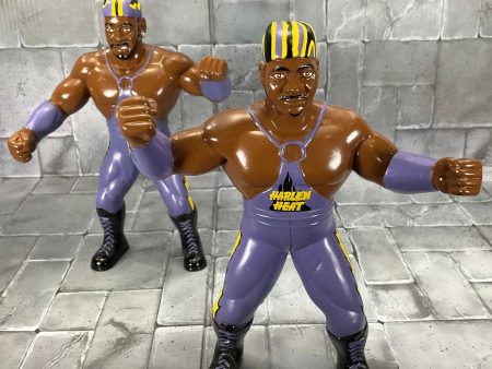 WCW Rubber Wrestlers - Harlem Heat Purple Outfit For Cheap