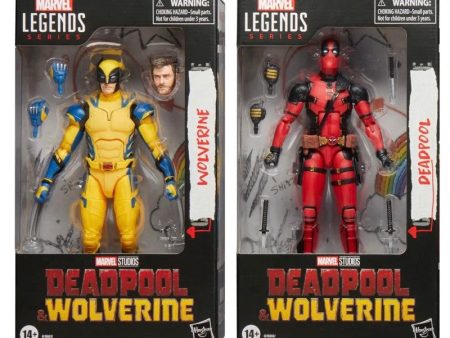 (2 Figure Bundle) Marvel Legends Deadpool & Wolverine 6-Inch Figures Discount