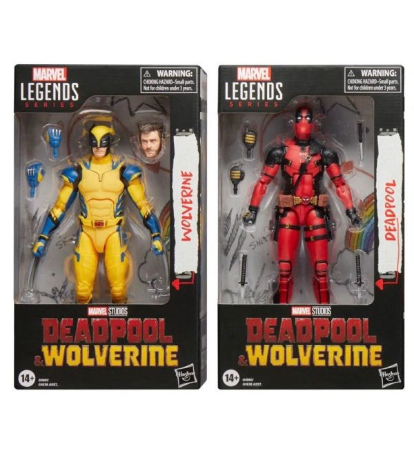 (2 Figure Bundle) Marvel Legends Deadpool & Wolverine 6-Inch Figures Discount