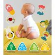 Baby Handbell Teether Set 6 PCS Colorful Rattles Fashion