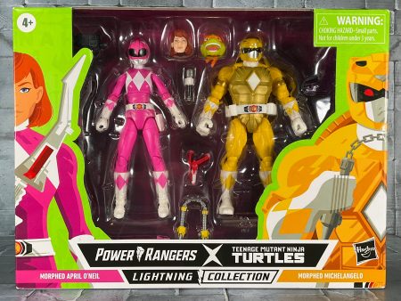 Power Rangers X TMNT - April & Mikey on Sale