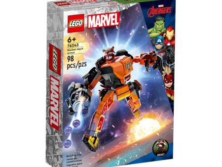 Lego - Marvel Armatura Mech Rocket 76243 For Sale