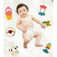 Baby Handbell Teether Set 6 PCS Colorful Rattles Fashion