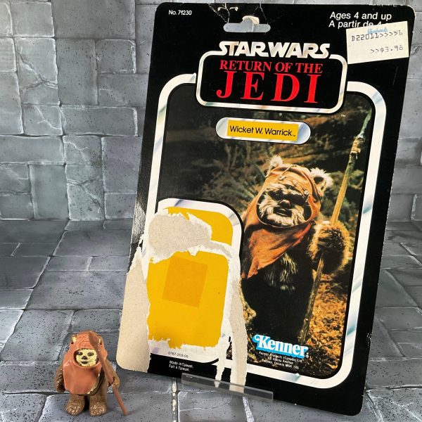 Vintage Kenner Star Wars - Wicket W. Warrick With Cardback Online Hot Sale