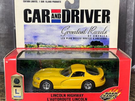 Road Champs - 1998 Dodge Viper (Yellow) Online Hot Sale