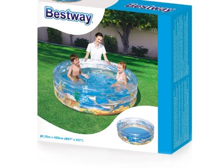 Bestway - Piscina Gonfiabile Sea Life 1,7m x H53cm Online Hot Sale