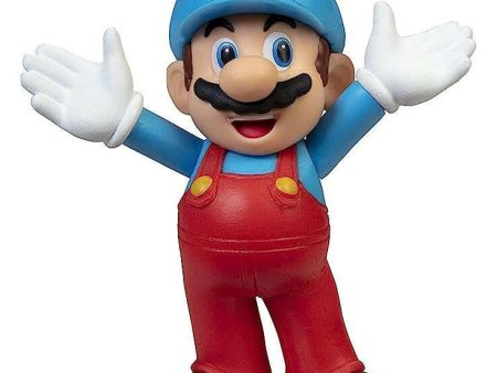 SUPER MARIO Action Figure 2.5 Inch Ice Mario Collectible Toy Online Sale