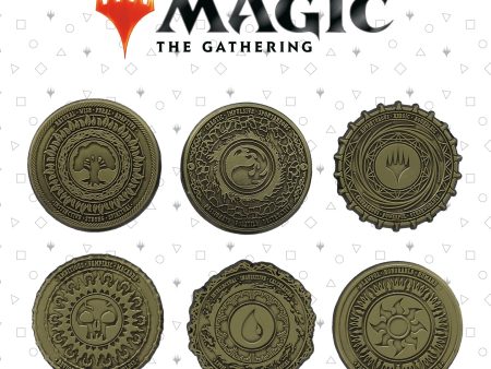 Magic the Gathering set of 6 Limited Edition Mana Symbol Pin Badges Online Hot Sale